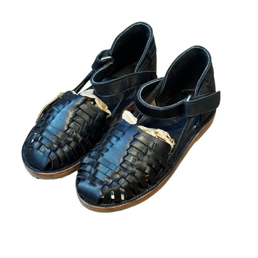 NEW Mikoleon Black Chitos Hurache Sandals